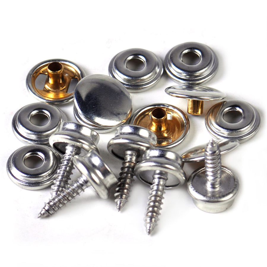 Snap Fastener Kit - 5 complete fasteners and tools - Rockboat Marine