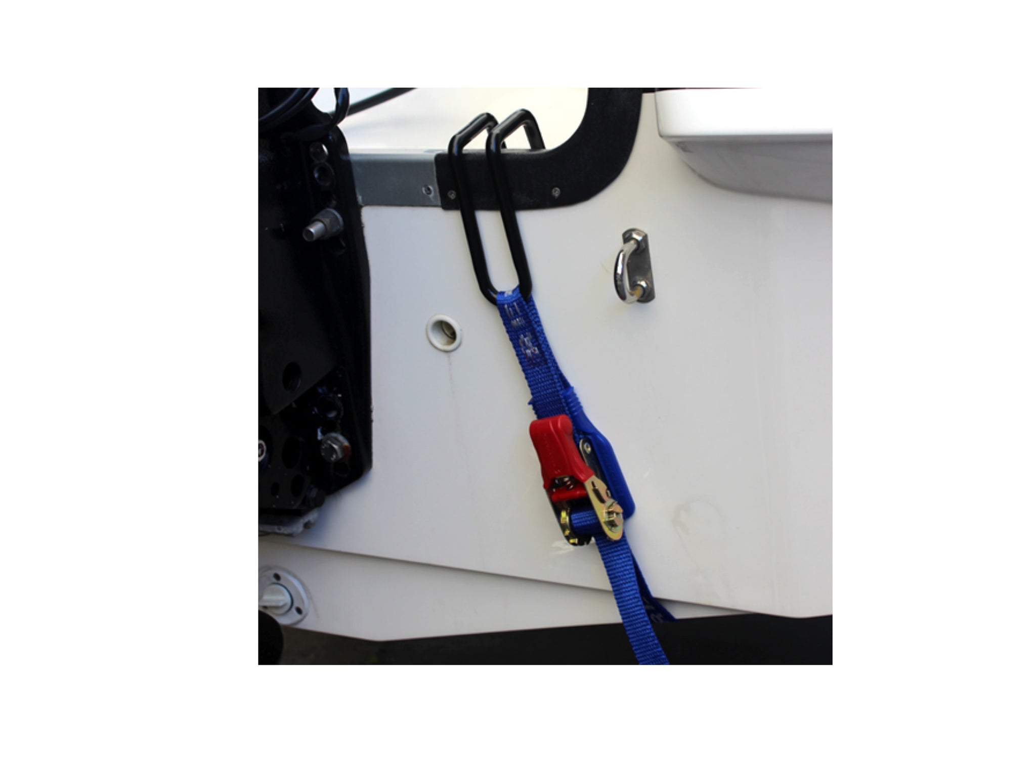Transom Ratchet Tiedown, Transom hook - The Cover Shop